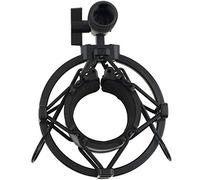 Echwave Universal 3 kg load mic microphone shock mount holder stand radio studio sound recording bracket black