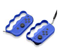 ECHZOVE Grips for Fitness Boxing Switch, Controller Accessories Compatible with Nintendo Switch Sports and Switch Boxing Game, 2 Packs (Blue)