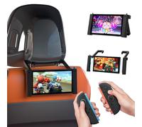 ECHZOVE Switch 2 Adjustable Car Headrest Mount & Portable Desktop Stand - Secure Holder with 4-Position Viewing Angles Compatible with Nintendo Switch 2 Console(2025)