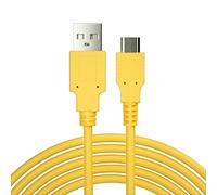 ECHZOVE Yellow Charging Cable for Nintendo Switch lite, Charger Compatible with Nintendo Switch - Yellow (4.92ft)