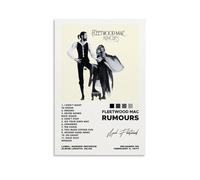 ecicO Fleetwood Mac Rumours Album Poster Decorative Painting Canvas Wall Posters And Art Picture Print Modern Family Bedroom Decor Posters 16x24inch(40x60cm)