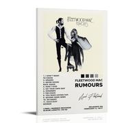 ecicO Fleetwood Mac Rumours Album Poster Decorative Painting Canvas Wall Posters And Art Picture Print Modern Family Bedroom Decor Posters 08x12inch(20x30cm)
