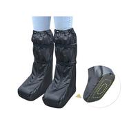 ECISZ 2 Pack Walking Boot Covers Medical Cast Boot Fracture Tall Walking Boot Cover Orthopedic for Men Women Air Walker Boot Covers for Outdoor Rain Snow Foot Boot Protector with Upgraded Sole