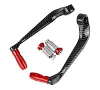 ECKBRJA 22MM Anti-Fall Handlebar Grips Guard Brake Clutch Levers Guard Protection for Suzuki for Bandit 650S GSF 250 600 650 1200 S for Bandit Handlebar Protector(RED)