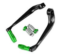 ECKBRJA 22MM Anti-Fall Handlebar Grips Guard Brake Clutch Levers Guard Protection for Suzuki for Bandit 650S GSF 250 600 650 1200 S for Bandit Handlebar Protector(Green)