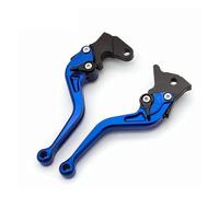 ECKBRJA Adjustable Motorcycle Brake Clutch Lever Front Rear Drum Brake Levers for Aprilia RS4 125 2011-2017 Clutch Lever(Blue 147mm)