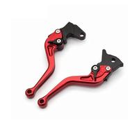ECKBRJA Adjustable Motorcycle Brake Clutch Lever Front Rear Drum Brake Levers for Aprilia RS4 125 2011-2017 Clutch Lever(Red 147mm)