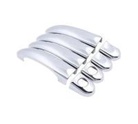 ECKBRJA Car Door Handle Front Rear Right Left Exterior Door Handle Cover for VW for Touran MK1 2003-2015(4 Door 2 Keyhole)
