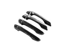 ECKBRJA Car Door Handle LHD Exterior Door Handle Covers Trim Stickers for Citroen C5 for Aircross 2018 2019 2020 2021 2022 2023(1 Keyless Entry)