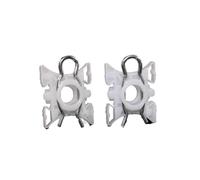 ECKBRJA Car Window Regulator Door Power Window Regulator Guide Retainer Clip Slider for Volvo 850 S70 2000 93246015715 3509416 4493433 83343433(White 4pcs)