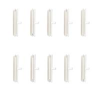 ECKBRJA Car Window Regulator White Plastic Fastener Car Window Glass Guide Bracket Clip Retainer 7775575 for Alfa for Romeo 147(10 PCS)