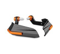 ECKBRJA for 7/8" 22mm Handlebar Motorcycle Brake Clutch Lever Hand Guard Protector Handguard Windshield Universal Handlebar Protector(Orange)