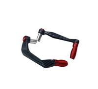 ECKBRJA for Motorcycle Handlebar Brake Clutch Lever Handguard Shield and Protector Gear Handlebar Protector(RED)