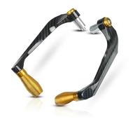 ECKBRJA for Polaris ATV Cruising Motorcycle Handlebar Brake Clutch Lever Hand Guard Protector Handlebar Protector(Gold)