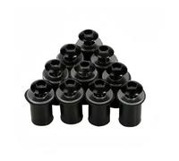 ECKBRJA For Suzuki GSXR 600 750 1000 K1 K2 K3 K4 K5 K6 K7 K8 K9 K11 5mm 10PCS Motorcycle Windscreen Windshield Bolts Screws Nut Fastener Motorcycle Screw Kit(Black)