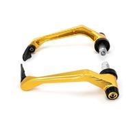 ECKBRJA for Triumph Motorcycle Handlebar Grips Guard Brake Clutch Levers Protector Universal Handlebar Protector(Gold)