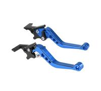 ECKBRJA for Universal Front and Rear Disc Brakes Bike Adjustable Grip Motorcycle Clutch Brake Handle Drum Lever Clutch Lever(Blue)