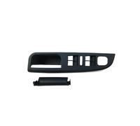 ECKBRJA Front Left Driver Window Switch Panel Bracket Base Door Handle for VW MK5 for Golf 2005-2010 1K4 868 049 C Car Interior Door Handles(2 pcs Black)