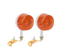 ECKBRJA Front Rear Turn Signal Light Indicator Winker Flasher Lamp For Suzuki FA50 FA50X For Shuttle Scooter RV50 RV75 RV90 RV125 1980-1991 Turning Indicators(Rear 2 piece)