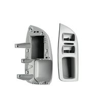 ECKBRJA Interior Front Left Window Lift Switch Bezel Door Handle Bracket Cover Trim for Skoda for Octavia 2 A5 RS 1Z1867171 1Z1867175 Car Interior Door Handles(1Set-Grey)
