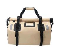 ECKBRJA Motorcycle 40L 66L for Motorcycle Tail Multi-Functional Rear Seat Bag Waterproof(Khaki,66L)