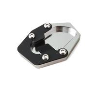 ECKBRJA Motorcycle Accessories For Royal Enfield For HIMALAYAN 450 For Himalayan450 2024 Kickstand Foot Side Stand Extension Pad Side Stand Pad(SILVER)