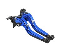 ECKBRJA Motorcycle Adjustable Folding Brake Clutch Levers Extendable Handles Lever for Xmax 300 XMAX400 Xmax250 X-MAX 125 2016-2024 Clutch Lever(Blue)