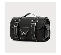 ECKBRJA Motorcycle for Motorcycle Side Waterproof Luggage Outdoor Casual Large Capacity Tote Bag Universal Retro Rear Seat(Black)