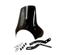 ECKBRJA Motorcycle For Triumph For Speed 400 For Scrambler 400 X 2024 Motorcycle Accessories Windshield Windscreen Windproof Wind Screen Deflector Accessories(Black)