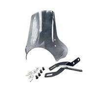 ECKBRJA Motorcycle For Triumph For Speed 400 For Scrambler 400 X 2024 Motorcycle Windshield Windscreen Windproof Wind Screen Deflector Accessories(GREY)