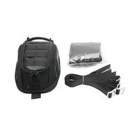 ECKBRJA Motorcycle for Universal Retro Motorcycle Oil Tank Portable Backpack with Straps Magnetic Fuel Tank Luggage Bag(Black)