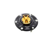 ECKBRJA Motorcycle Fuel Tank Cap For Moto Guzzi For Rocket III All Years For Cagiva All Years Gas Oil Tank Cover Petrol Cover Motorcycle Gas Cap(GOLD)