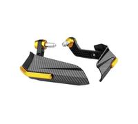 ECKBRJA Motorcycle Hand Guard for CB650R CBR650R CBR650F CNC Handlebar Brake Clutch Lever Protector Hand Guards(Gold)