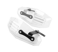 ECKBRJA Motorcycle Hand Guards Universal Handguards Protector Accessories for Vespa Gts Handlebar Protector(Clear)