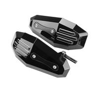 ECKBRJA Motorcycle Hand Guards Universal Handguards Protector Accessories for Vespa Gts Handlebar Protector(Black)
