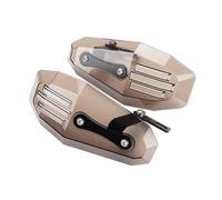 ECKBRJA Motorcycle Hand Guards Universal Handguards Protector Accessories for Vespa Gts Handlebar Protector(Sm-Oke Grey)