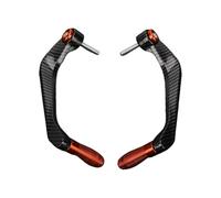 ECKBRJA Motorcycle Handlebar Grips Brake Clutch Lever Protector Hand Guards for Suzuki GSX-8R GSX8R GSX 8R 2024 2025 2026 Handlebar Protector(Orange,Handguards)