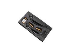 ECKBRJA Motorcycle Handlebar Grips Brake Clutch Levers Guard Protector Handguard for Ninja ZX-6R ZX6R ZX636R ZX6RR Handlebar Protector(Gold)