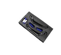 ECKBRJA Motorcycle Handlebar Grips Guard Brake Clutch Lever Protector for Aprilia for Shiver750 for Shiver900 2007-2023 for Shiver 750 900 Handlebar Protector(Blue)