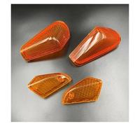 ECKBRJA Motorcycle Lamp Cover Front Turn Signal Light Lens For ZZ-R 250 1990-2007 ZX-10 1988 1989 1990 ZZR ZZR250 ZX10 Turning Indicators(Front and rear)