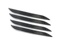 ECKBRJA Moulding Panel Trim Car Exterior Door Handle Cover Scratch Protector Trim Sticker Accessory for Tesla for Model S 2014-2019