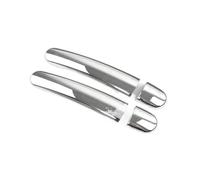 ECKBRJA Moulding Panel Trim Exterior Door Handle Covers Protective Trim for VW for Golf 4 for Jetta for Bora MK4 for Rabbit A4 1J for Passat B5(Silver c)