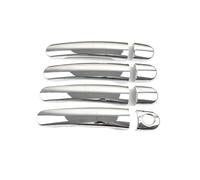 ECKBRJA Moulding Panel Trim Exterior Door Handle Covers Protective Trim for VW for Golf 4 for Jetta for Bora MK4 for Rabbit A4 1J for Passat B5(Silver 2)