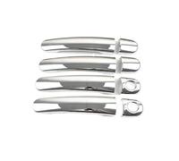 ECKBRJA Moulding Panel Trim Exterior Door Handle Covers Protective Trim for VW for Golf 4 for Jetta for Bora MK4 for Rabbit A4 1J for Passat B5(Silver 1)