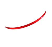 ECKBRJA Spoiler Trunk Wing For Tesla For Model 3 2017 2018 2019 2020 2021 2022 2023 Roof Spoiler Lip(Red)