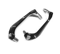 ECKBRJA Universal for Aprilia Motorcycle Handlebar Brake Clutch Lever Handguard Shield Protector Gear Handlebar Protector(Silver)