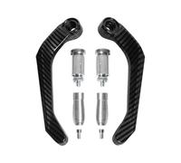 ECKBRJA Universal Motorcycle Handlebar Brake Clutch Lever Protector Waterproof Handguard for Suzuki Handlebar Protector(Silver)