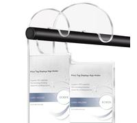 ECKEK 2 Pack Label Holder Price Tag Displays Sign Holder Data Card Holder Ads Display Stand for Retail Store Clothing Price Tag (S 70*100mm/2.76*3.94inches)