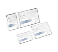 ECKEK Acrylic Label Holder Price Tag Displays Sign Holder Data Card Holder Ads Display Stand (C: 90*54mm/3.54*2.13 inches)