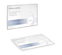 ECKEK Acrylic Price Tag Displays Sign Holder Data Card Holder Ads Display Stand 10 Pack (100*70mm/3.94*2.76inches)